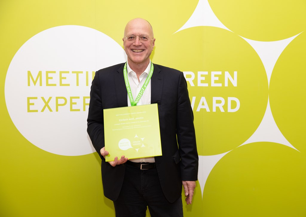 Gewinner des Meeting Experts Green Award im Jahr 2019 ist das Landgut STOBER